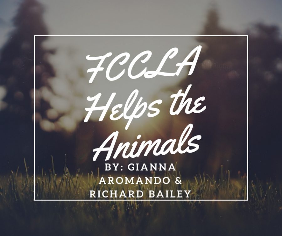 FCCLA Helps the Animals