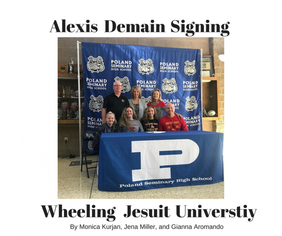 Alexis DeMain Signing