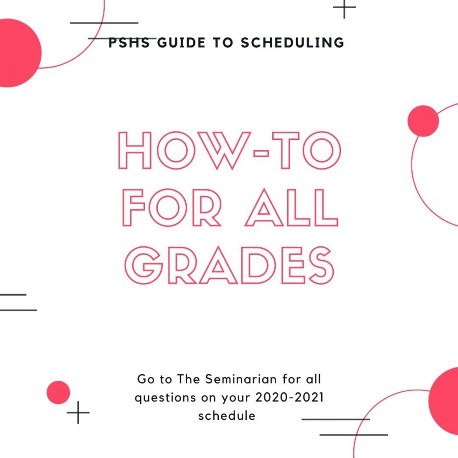 PSHS+Guide+to+Scheduling
