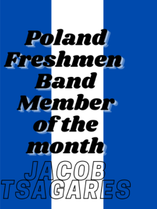 Band member of the month: Jacob Tsagares