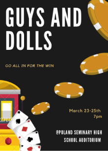 Poland Players prepares for spring musical, Guys and Dolls
