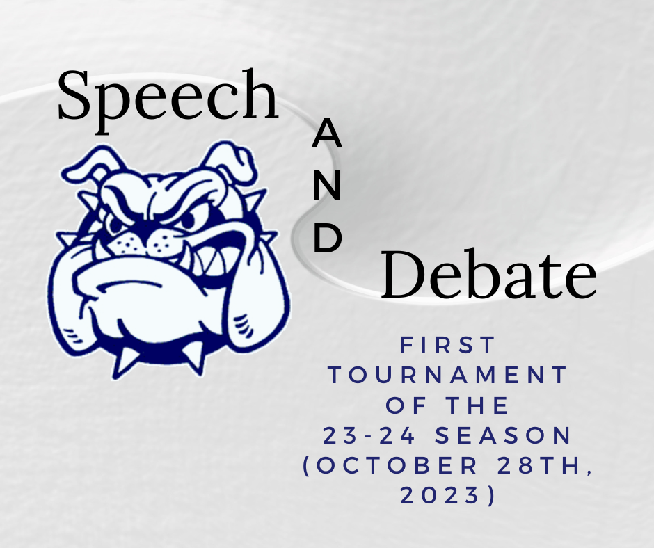 Speech and Debate: First Tournament of 23-24 Season