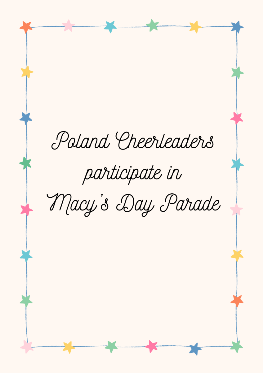 Poland Cheerleaders participate in Macy's Thanksgiving Day Parade